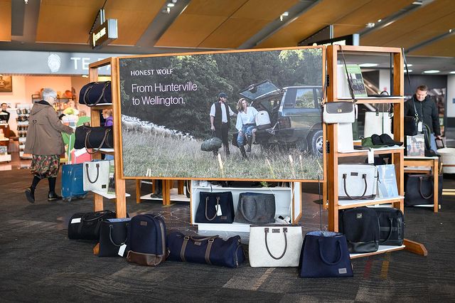 Honest Wolf has Landed at Wellington Airport