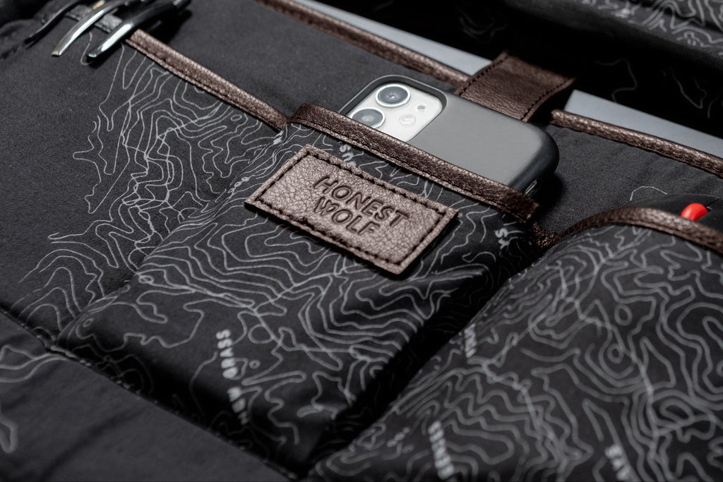 Honest wolf wool taupe satchel
interior product