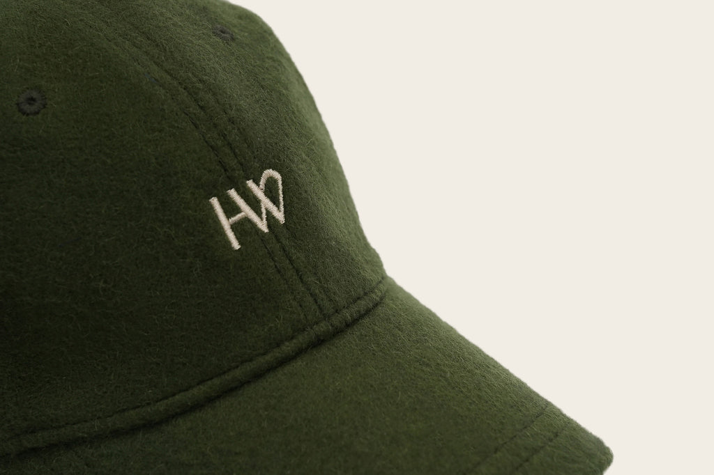 Honest Wolf Heritage cap green and cream