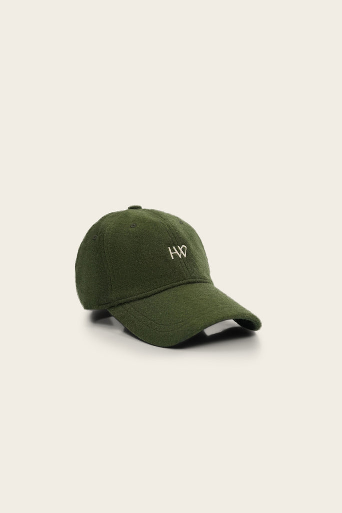 Honest Wolf Heritage cap green and cream