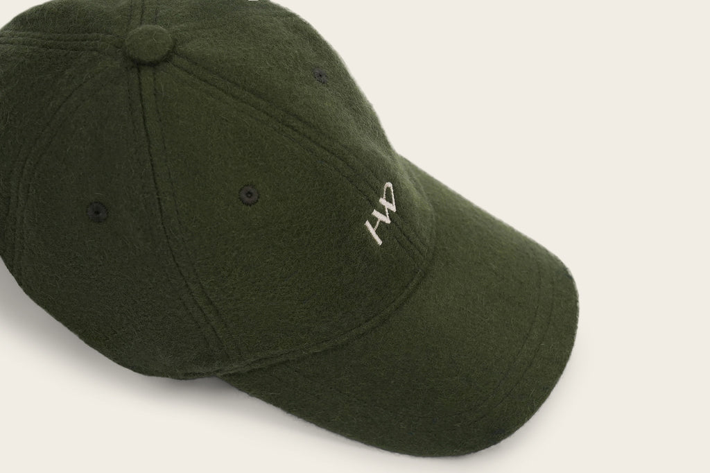 Honest Wolf Heritage cap green and cream product