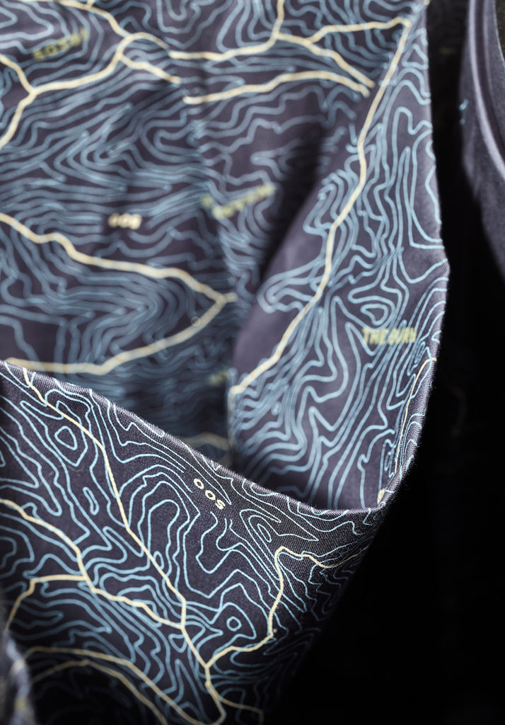 Honest Wolf black and cream wool heritage tote product