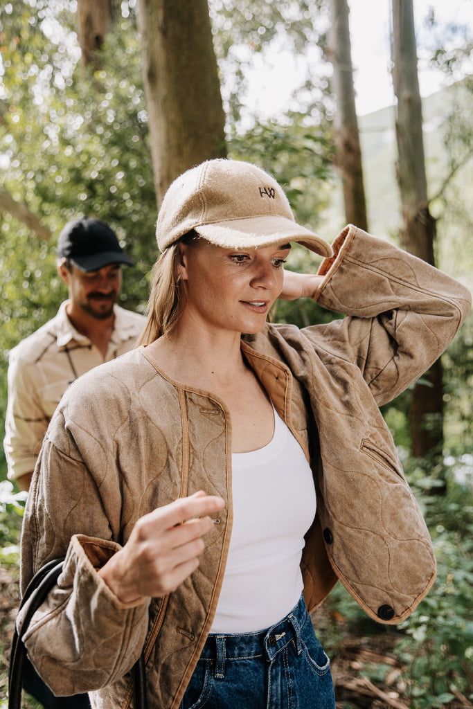 the wool cap beige lifestyle