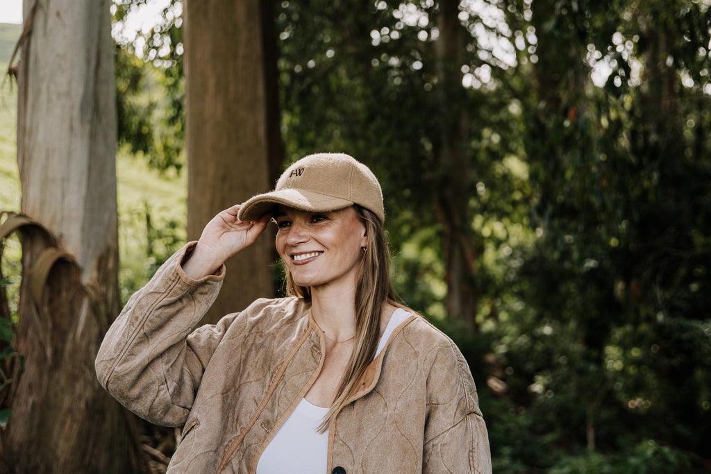 the wool cap beige lifestyle