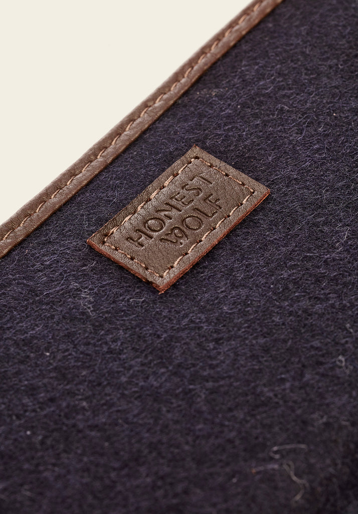 honest wolf womens zip wallet navy product