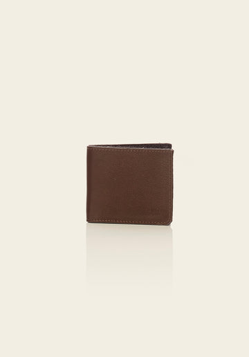 Honest wolf Mans billfold wallet - Brown