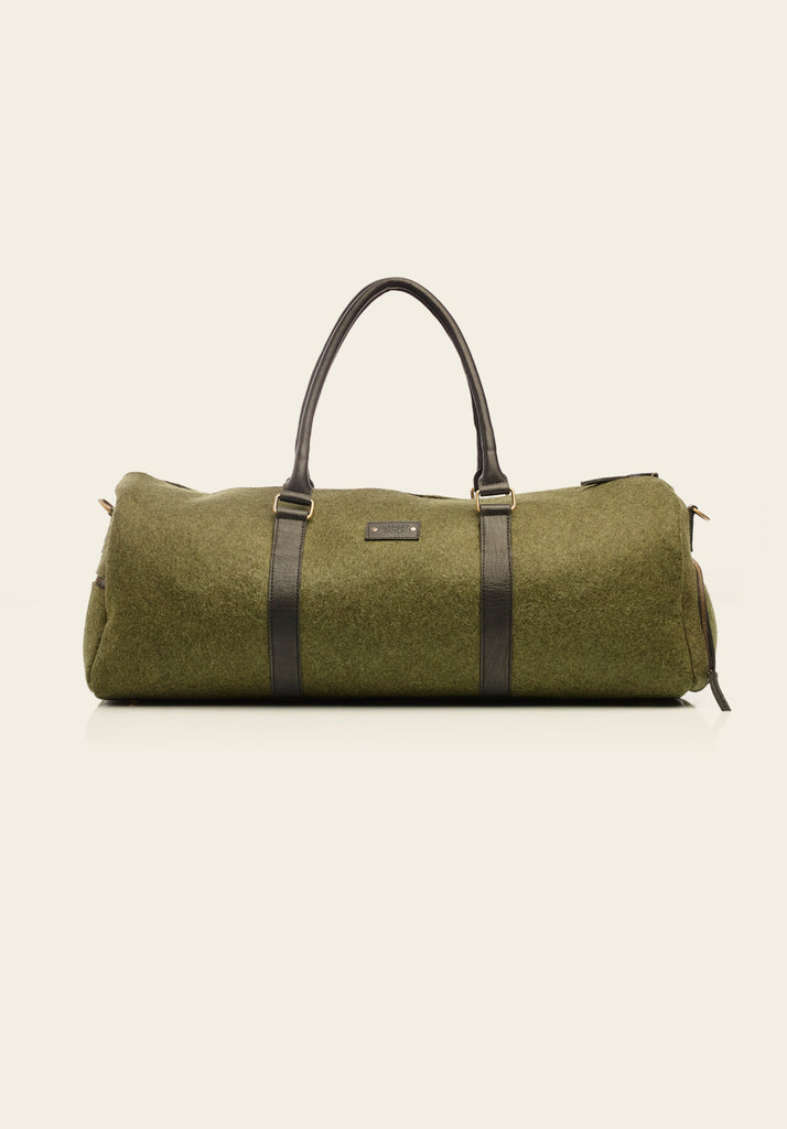 The Weekender - Forest Green - view of whole bag
