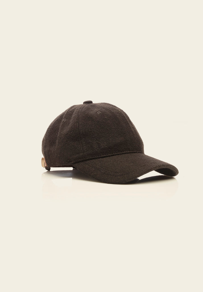The Wool Cap - Black - View of cap
