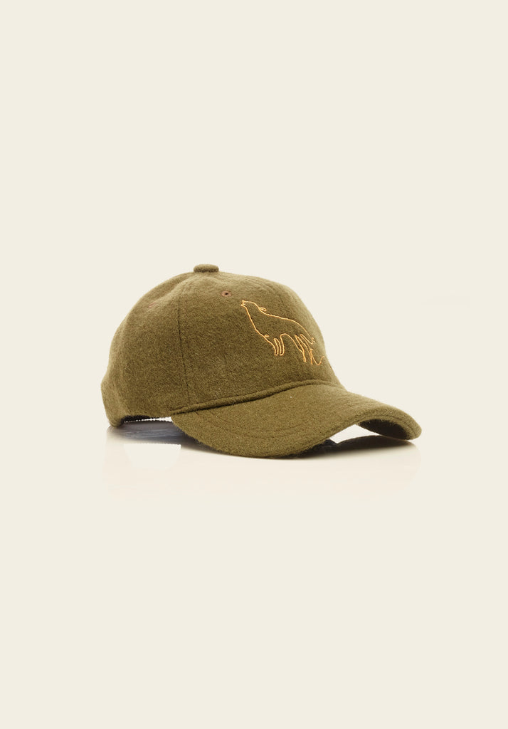 Kids Wool Cap - Moss