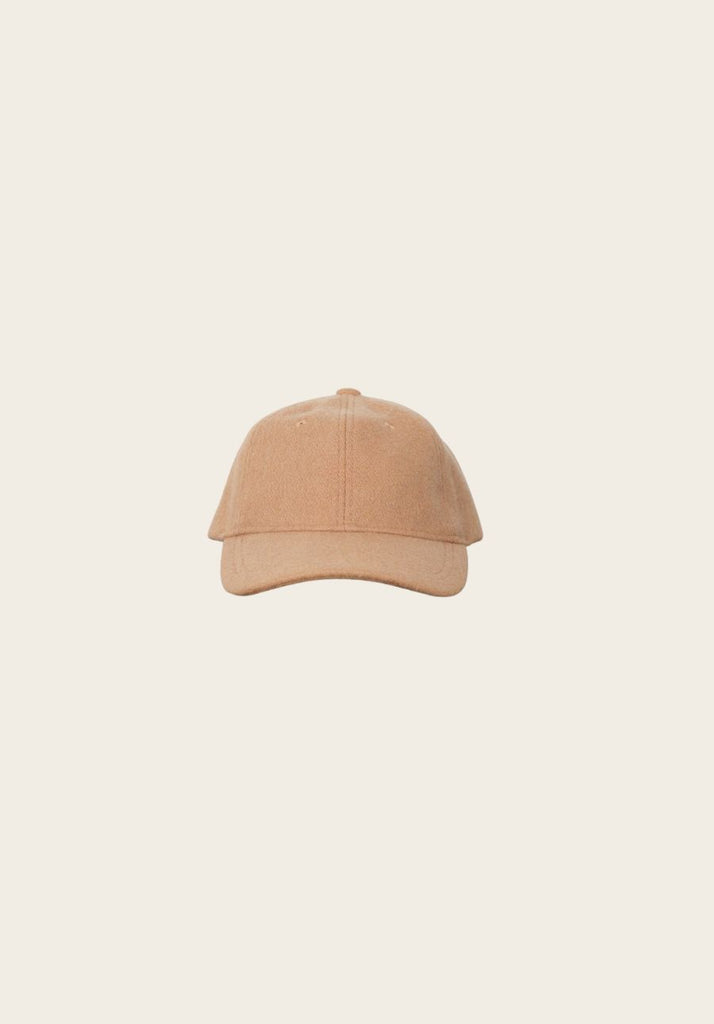 Honest Wolf wool cap caramel beige product