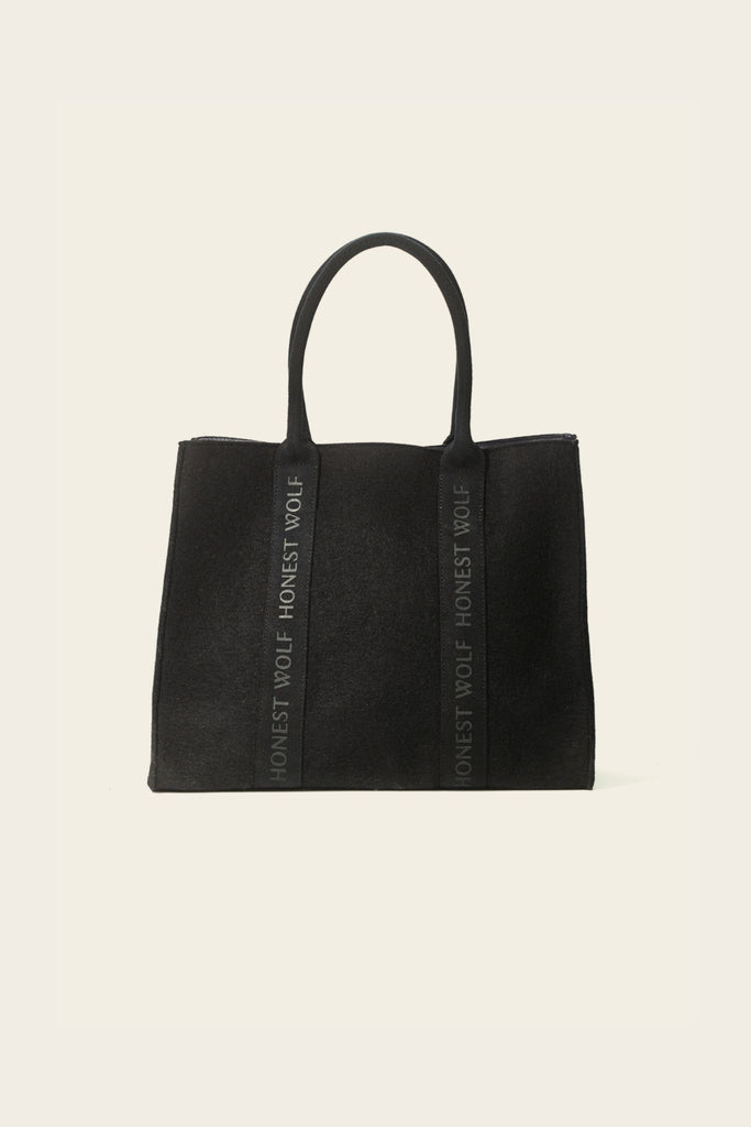 honest wolf heritage bag mignight black
