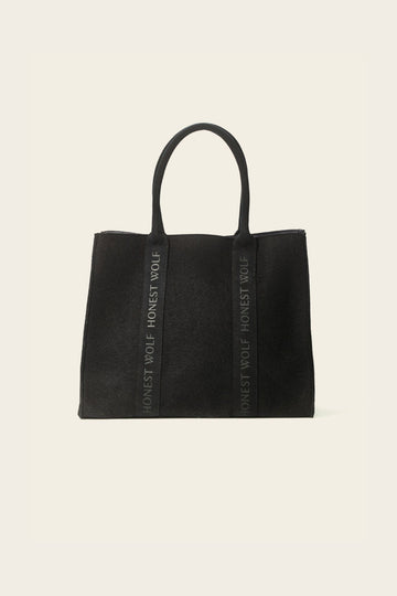 honest wolf heritage bag mignight black