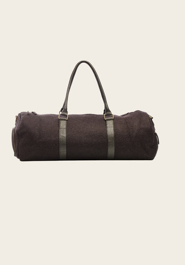 honest wolf wool felt weekender bag black product 