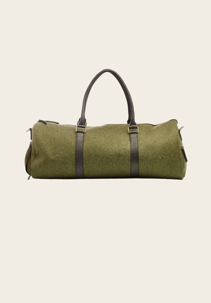honest wolf wool felt weekender bag product 