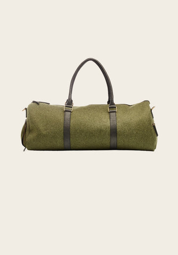 honest wolf wool felt weekender bag product 